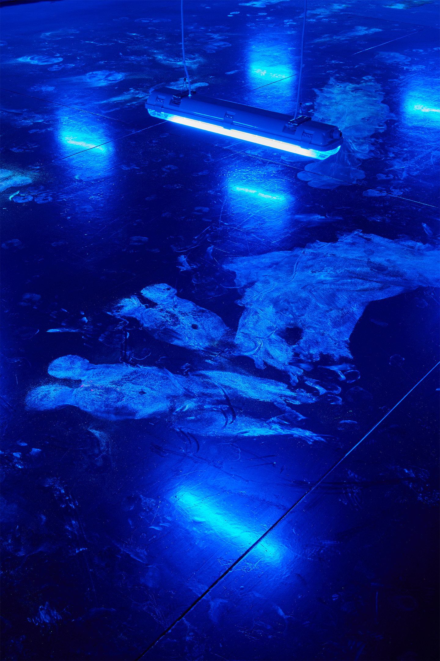 Reba Maybury, Faster Than An Erection, 2021, detail, Museo per l’Immaginazione Preventiva, MACRO, Rome. Photo: Simon d’Exéa. Courtesy of the artist